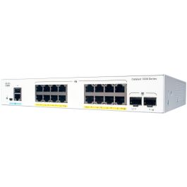 Cisco C1000-16P-2G-L Switch Gestionado Gigabit Ethernet 16 Puertos PoE, 2 Ranuras SFP