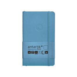 Antartik Cuaderno A6 Tapa Blanda Hojas Lisas Azul Claro 100 Hojas 80 gr FSC