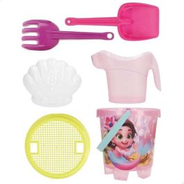 Color Baby Set de Juguete Cubo de Playa Castillo Perla del Mar Ø18 cm con Pala, Rastrillo y Regadera para Niños +3 Años Color Baby Set de Juguete Cubo de Playa Castillo Perla del Mar Ø18 cm con Pala, Rastrillo y Regadera para Niños +3 Años