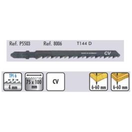 CMT 5503 T144D Hojas de Calar para Madera con Basto, 5 ud, Grosor 8-60mm, 6 Dientes por cm Precio: 5.89000049. SKU: B15GQCD8LX