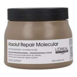 L'Oréal Professionnel Paris ABSOLUT REPAIR MOLECULAR Mascarilla Reparadora Sin Aclarado para Cabello Dañado 500 ml