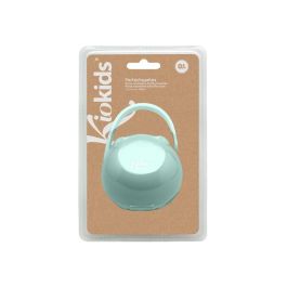 KioKids Portachupetes Sage con Gancho, Higiénico y Seguro, para 1 Chupete, Apto Lavavajillas y Esterilizador, Bebés +0 Meses