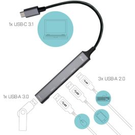 Hub USB i-Tec C31HUBMETALMINI4