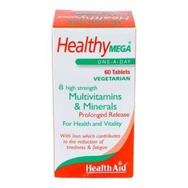 Health Aid Healthy Mega Vitaminas y Minerales Completos 60 Comprimidos Apto para Vegetarianos Precio: 36.4999998. SKU: B1GDC9ECAA