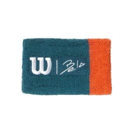 Muñequera Deportiva Wilson Bela Extra Wide Wrtbd II Azul Talla única Precio: 13.50000025. SKU: B1CLM63DNM
