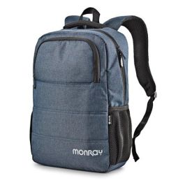 Monray SACKSCHARTER Mochila Protectora para Portátiles 15.6", Gran Capacidad, Resistente Agua y Arañazos, Azul Oscuro Jaspeado Precio: 19.49999942. SKU: B1BVZS7B3G