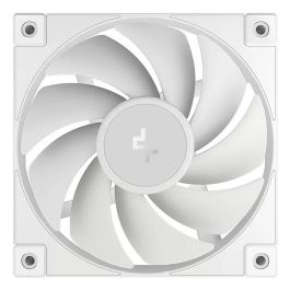DeepCool FD120 WH Ventilador de Caja PC 120 mm Blanco, 4 Pines PWM, 400-2050 RPM, Silencioso y Alto Rendimiento