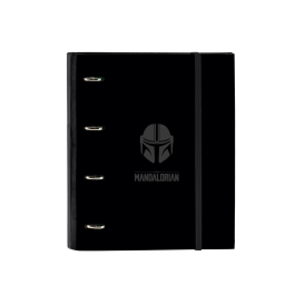 Carpeta de anillas The Mandalorian Negro (27 x 32 x 3.5 cm) Precio: 8.49999953. SKU: S4307266