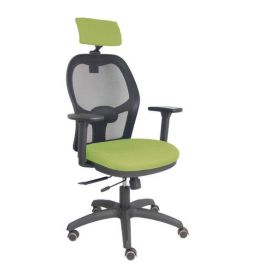 Silla Piqueras Y Crespo Jorquera Brazos 3D Y Cabecero Regulables Mecanismo Sincro Con Traslack Ruedas Parquet Respaldo De Malla Negra Y Asiento Tapizado Bali Verde Oliva Precio: 425.79000002. SKU: S5703852