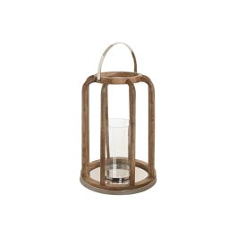 Portavela Moderno DKD Home Decor Marron Plateado 30 x 42 x 30 cm