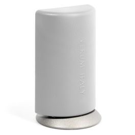 Tope Puerta Sobreponer Modelo Stoppino-X Acabados Gris, Negro Y Blanco Acabado Negro Manillas