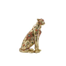 DKD Home Decor Figura Leopardo Resina Dorado 17 x 33 x 25.5 cm Precio: 27.52266. SKU: S3030203