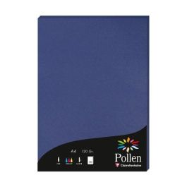 Papel Clairefontaine Pollen A4 120G 50H Azul Noche Precio: 10.50000006. SKU: B1AAL8CGDL