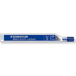 Staedtler Minas Mars Micro Grafito 0,7 mm 2H Tubo con 12 Unidades