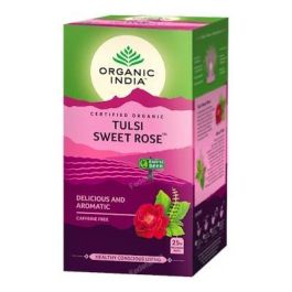 ORGANIC INDIA Tulsi Sweet Rose Infusion Ayurvedica 25 Bolsas Té Herbal Precio: 6.5000001. SKU: B1FFDWCXKQ