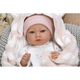 Muñeca elegance 38 cm aria rosa c/ manta (muñeco de peso) (cuerpo vinyl, sexo niña) Muñeca elegance 38 cm aria rosa c/ manta (muñeco de peso) (cuerpo vinyl, sexo niña)