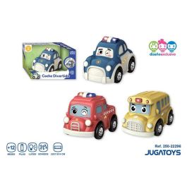Coche infantil, policía, bombero y autobús con sonidos, 22x11x14cm - modelos surtidos