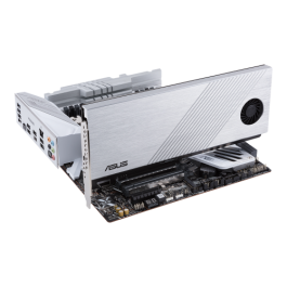 Asus Hyper M.2 x16 Gen 4 Tarjeta y Adaptador de Interfaz Interno PCIe 4.0 para PC Plata 256 Gbps