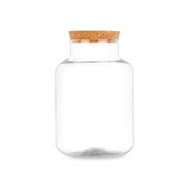Jarron Cilindrico Con Agujero Tapon Corcho Giftdecor 17X25CM (4 Unidades) Jarron Cilindrico Con Agujero Tapon Corcho Giftdecor 17X25CM (4 Unidades)