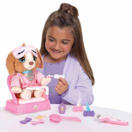JAKKS PACIFIC Spa Belleza para animales con sonidos y reacciones realistas para cachorros +3 años