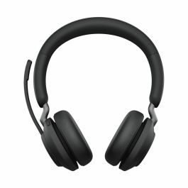 Jabra Evolve2 65 Stereo MS + Link 380 USB-C, Auriculares estéreo con Bluetooth y adaptador USB-C, negros