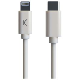 Cable USB-C a Lightning KSIX MFI (1 m) Blanco Precio: 11.49999972. SKU: S1903397