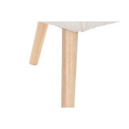 DKD Home Decor Butaca Scandi Crema Natural 75 x 96 x 65 cm