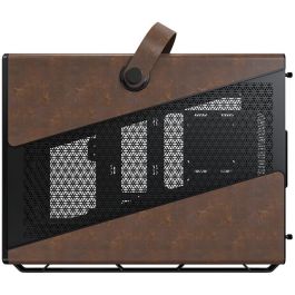 Montech Heritage TG Midi Tower PC Negro Imitación Piel