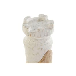Figura Loft DKD Home Decor Blanco Marron 11 x 36 x 12 cm (2 Unidades) Figura Loft DKD Home Decor Blanco Marron 11 x 36 x 12 cm (2 Unidades)