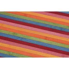 DKD Home Decor Alfombra Bamboo carpets 25 Urban Multicolor 200 x 140 cm (2 Unidades)