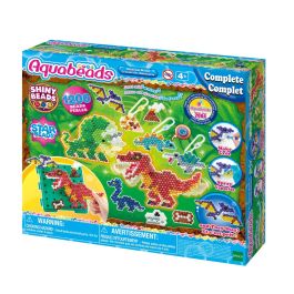 Aquabeads AQU5054131319949 La tierra de los dinosaurios - Perlas que se adhieren con agua