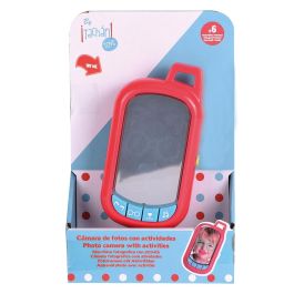 Tachan Teléfono Bebé Interactivo con Espejo, Filtros para Selfies (Nariz Perro, Orejas Gato) y 7 Melodías para +6 Meses. Incluye Pilas AAA.