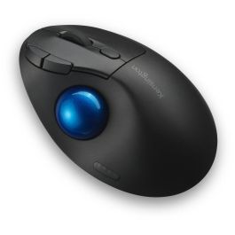 Kensington TB450 Ratón Óptico Trackball Pro Fit Ergo Inalámbrico Bluetooth 2.4GHz 1600 DPI Negro/Azul
