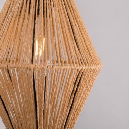 Aplique de Pared Narayanganj SKD-W1020 de Madera Natural y Mediterráneo para Salón y Dormitorio con Casquillo E27