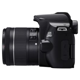 Canon EOS 250D Kit Cámara Réflex Digital + Objetivo EF-S 18-55mm IS STM, 24.1MP, Sensor APS-C, 4K, Pantalla Táctil Variable, Wi-Fi, Negro