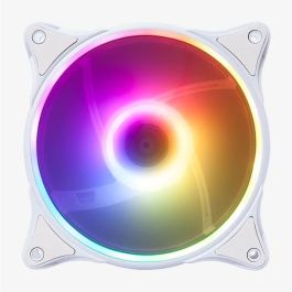 Hiditec VGCH10009 Ventilador N18 ARGB 120mm Blanco con Aspas Translúcidas, 19.5 dBA Silencioso y Almohadillas Antivibración Precio: 16.50000044. SKU: B1DDJ3554L