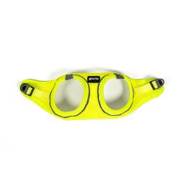 Gloria Arnés-Vestido Air Mesh Trek Star Chaleco Transpirable Reflectante para Perro Amarillo Talla XXXS Medidas Cuello 18-20 cm