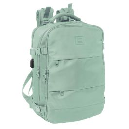 Safta Mochila de Viaje Cabina para Portátil 15,6'' Verde Pastel 440x290x190 mm