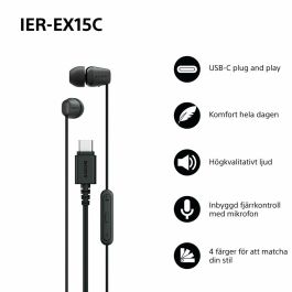 Auriculares Sony IEREX15CB Negro