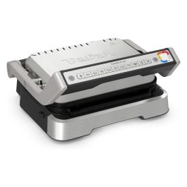 Tefal OptiGrill 4in1 GC774D10 Silver Parrilla Eléctrica Multifunción 9 Programas 2100W Acero Inoxidable