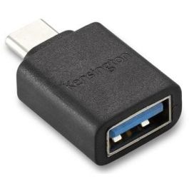 Kensington CA1010 Adaptador USB-C a USB-A M/F para Conectar Dispositivos Antiguos a Nuevos, Datos 5Gbps y Carga Rápida 3A
