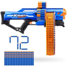 Zuru XSHOT Insanity Mad Mega Barrel Blaster Giratorio con Cañón de 72 Dardos y Alcance de 27 Metros Precio: 50.49999977. SKU: B1EB47X3D3