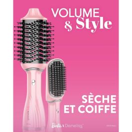 DEMELISS DEM3666085213758 Cepillo Secador Volumen y Estilo Edición Barbie 1200W 3 Temperaturas Rosa