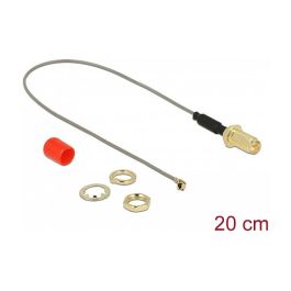 DeLOCK Cable Antena RP-SMA Hembra a MHF I Conector 1.13 con Ferrita, 20 cm, Gris, Referencia 89831 Precio: 4.7674. SKU: B14MEP8T6T