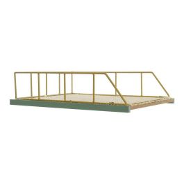 Bandeja Tropical DKD Home Decor Verde Menta Verde Oscuro 36 x 9 x 28.5 cm (2 Unidades)