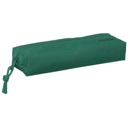 Safta Portatodo Rectangular con Goma Elástica 22cm Dark Green 22x4x7 cm