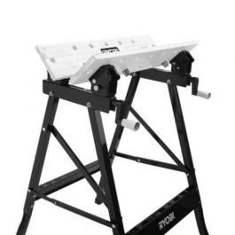 Ryobi RWB02 Banco de Trabajo Plegable y Ajustable de Bambú con Mordazas Multiposición y Tableros Pivotantes, 100 kg Ryobi RWB02 Banco de Trabajo Plegable y Ajustable de Bambú con Mordazas Multiposición y Tableros Pivotantes, 100 kg