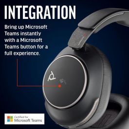 Poly Voyager Surround 80 UC Auriculares USB-C con Adaptador USB-C/A