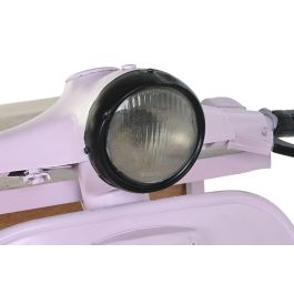 DKD Home Decor Cajonera Shabby Rosa Palo y Natural Metal y Mango 68 x 105 x 100 cm