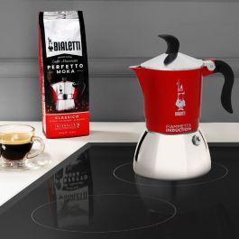 Cafetera Italiana Bialetti FIAMMETTA INDUCTI Rojo Acero Inoxidable 2 Tazas